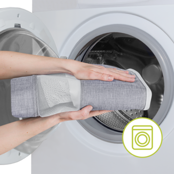 Кроватка приставная 2 в 1 Lionelo Luna Grey Concrete (LO-LUNA GREY CONCRETE) - Pampik - 8