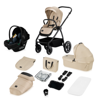 Універсальна коляска 2 в 1 Lionelo Meril Beige Sand (LO-MERIL 3IN1 BEIGE SAND) - Pampik - 2