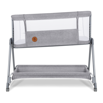 Кроватка приставная 2 в 1 Lionelo Luna Grey Concrete (LO-LUNA GREY CONCRETE) - Pampik - 4