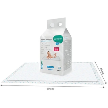 Гигиенические пеленки BabyOno, 40х60 см, 22 шт. (20 шт. + 2 шт.) - Pampik - 2