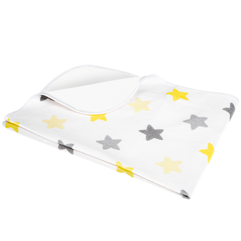 Килимок для сповивання Akuku Зірки, 70x50 см, білий (A1045) - Pampik