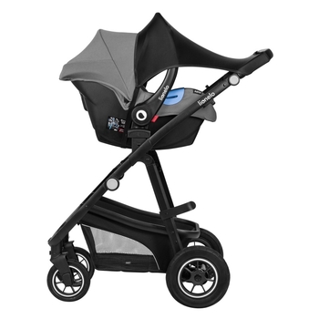 Сонцезахисний чохол Lionelo Stroller Sun Cover, чорний (LO-STROLLER SUN COVER) - Pampik - 3
