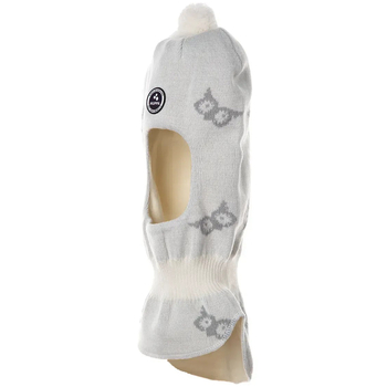 Шапка-шлем вязаная Huppa Kelda, р.XS, белый (85120000-30120-0XS) - Pampik - 2