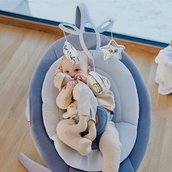 Уцінка. Крісло-гойдалка Lionelo Mell Beige Sand (LO-MELL BEIGE LATTE) - Pampik - 13