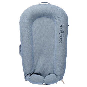Матрац-кокон DockaTot Deluxe+, 0-8 міс., Indigo Chambray (10394) - Pampik