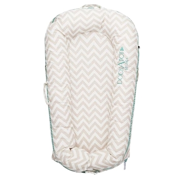 Матрац-кокон DockaTot Deluxe+, 0-8 міс., Silver Lining (10302) - Pampik