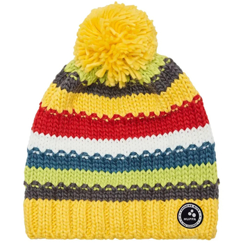 Вязаная шапка Huppa Pat, р.S, желтый помпон (94210000-70002-00S) - Pampik