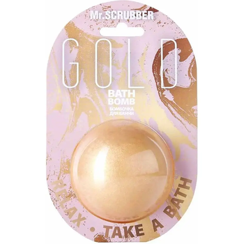 Бомбочка для ванни Mr.Scrubber Gold, 200 г - Pampik