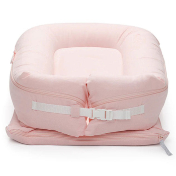 Змінний чохол для матраца-кокона DockATot Deluxe+, 0-8 міс., Blossom Chambray (204145) - Pampik - 3