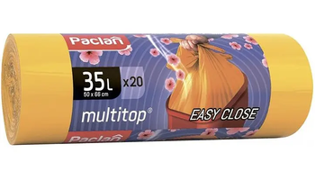 Мішки для сміття Paclan Multitop Aroma 35 л, 20 шт. - Pampik