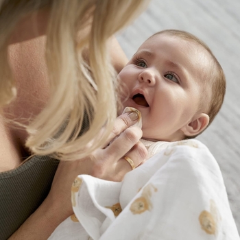 Муслинові пелюшки Aden + Anais Musy Animal Kingdom, 70х70 см, 3 шт., білий (AMSO30003) - Pampik - 3