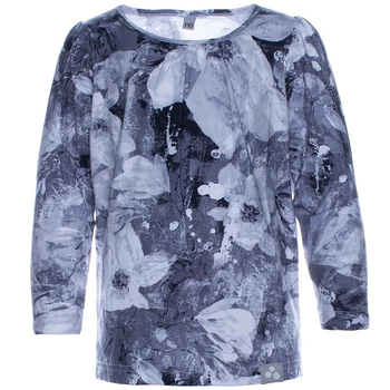 Футболка с длинным рукавом Huppa Jamena, р.122, светло-серый (73020000-94428-122) - Pampik