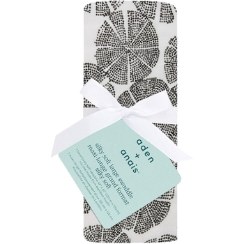 Пелюшка Aden + Anais In motion, бамбуковий муслін, 120х120 см, чорно-білий (AA8977G) - Pampik