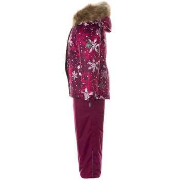 Комплект зимовий Huppa Marvel: куртка + напівкомбінезон, р.92, бордовий (45100030-14334-092) - Pampik - 3