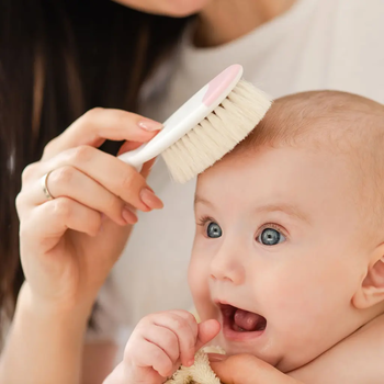 Натуральна щітка і гребінець для волосся Chicco, блакитний (06569.20) - Pampik - 5