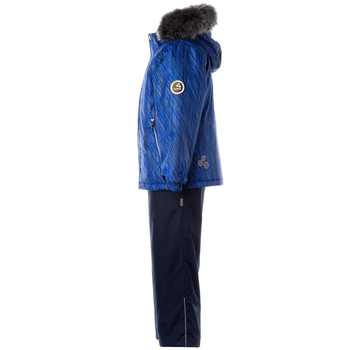 Комплект зимний Huppa Dante 1: куртка + полукомбинезон, р.98, синий с темно-синим (41930130-12735-098) - Pampik - 3