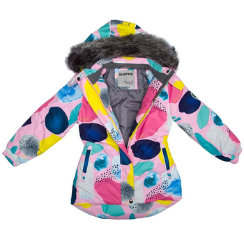 Комплект зимовий Huppa Renely 2: куртка + напівкомбінезон, р.128, рожевий з темно-синім (41850230-14603-128) - Pampik - 4