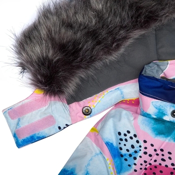 Комплект зимний Huppa Renely 2: куртка + полукомбинезон, р.104, розовый с темно-синим (41850230-14603-104) - Pampik - 5