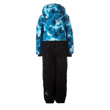 Дитячий лижний комбінезон Huppa Mooley 2, р.110, синій з принтом (36360220-02760-110) - Pampik - 2