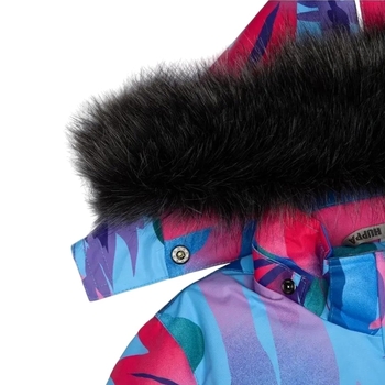 Комплект зимовий Huppa Renely 3: куртка + штани, р.116, блакитний/фуксія (41850330-44606-116) - Pampik - 4