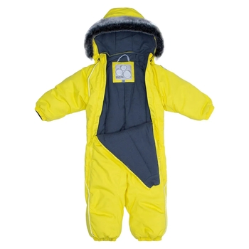 Детский зимний комбинезон Huppa Orion, р.68, желтый (36300030-70002-068) - Pampik - 4