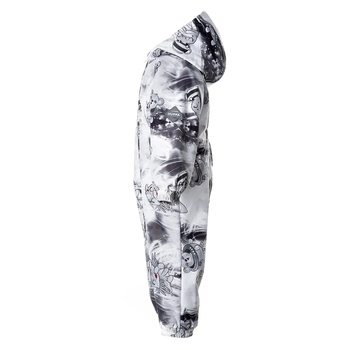 Дитячий демісезонний комбінезон Huppa Deiro 3, р.74, сірий з принтом (36290310-33048-074) - Pampik - 3