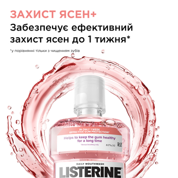Ополіскувач для ротової порожнини Listerine Professional Захист ясен+, 500 мл - Pampik - 8