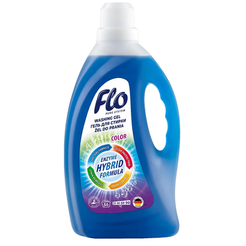 Гель для прання Flo Hybrid Formula, для кольорових тканин, 2 л - Pampik