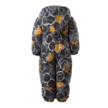 Детский зимний комбинезон Huppa Keira 1, р.80, серый с принтом (31920120-23248-080) - Pampik - 2