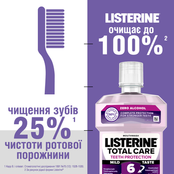 Ополіскувач для порожнини рота Listerine Total Care, 250 мл - Pampik - 7