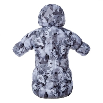 Спальний мішок-конверт Huppa Emily, пуховий, р.56, світло-сірий з принтом (32010055-02628-056) - Pampik - 2