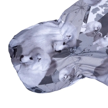 Спальний мішок-конверт Huppa Emily, пуховий, р.56, світло-сірий з принтом (32010055-02628-056) - Pampik - 4