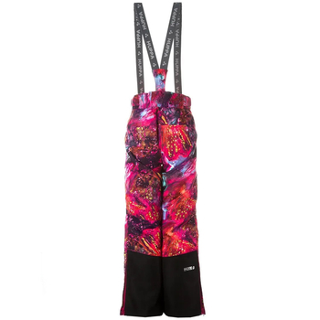 Штани лижні Huppa Greta, р.134, фуксія з принтом (26560012-11463-134) - Pampik - 2