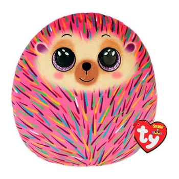 М'яка іграшка-подушка TY Squish a Boos Їжачок Хільді, 20 см (39240) - Pampik