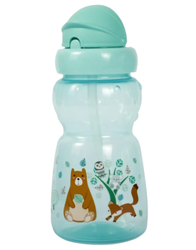 Поїльник-непроливайка Курносики, із силіконовою трубочкою, від 9 міс., 300 мл, салатовий (7023 сал) - Pampik