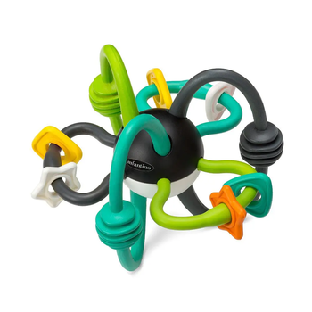 Розвиваюча гнучка брязкальце Infantino Кусь-кусок (216569) - Pampik