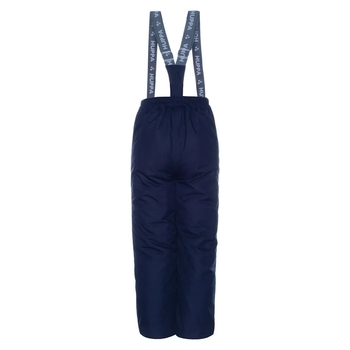 Штани демісезонні Huppa Freja, на підтяжках, р.M, темно-синій (21700010-00086-00M) - Pampik - 2