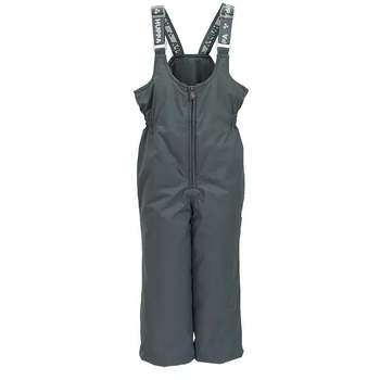 Детский зимний полукомбинезон Huppa Flinn, р.128, серый (2176BASE-70048-128) - Pampik