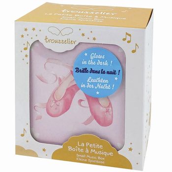 Музична скринька-куб Trousselier Туфельки балерини (S20975) - Pampik - 4
