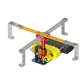 Конструктор металлический Zephyr Mechanix Robotix-2, с электромотором, 8 моделей, 166 элементов (1063) - Pampik - 5