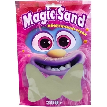 Кінетичний пісок Strateg Magic Sand, класичний, 200 г (39401-1) - Pampik