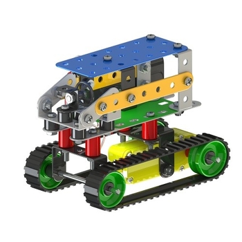 Конструктор металлический Zephyr Mechanix Robotix-2, с электромотором, 8 моделей, 166 элементов (1063) - Pampik - 4