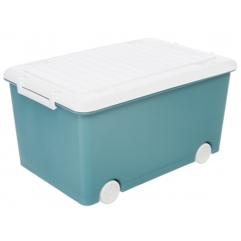 Ящик для зберігання іграшок Tega Baby Multifuncional, 50х32 см, бірюзовий (PW-002-165) - Pampik