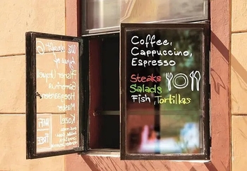 Маркер меловой Edding Window конусообразный, 2-3 мм, белый (e-4095/11) - Pampik - 3