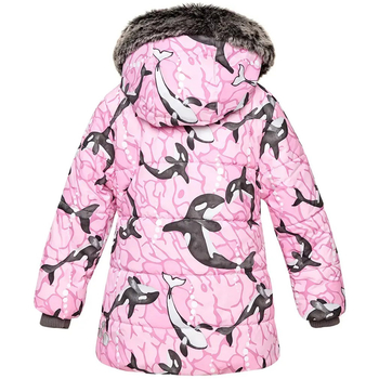 Куртка зимова Huppa Melinda, р.110, світло-рожевий з принтом (18220030-13303-110) - Pampik - 2
