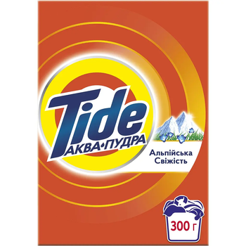 Пральний порошок Tide Аква-Пудра Альпійська Свіжість, 300 г - Pampik