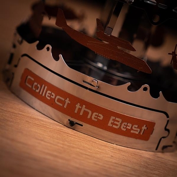 Колекційна модель-конструктор Metal Time Riding the Best Карусель механічна (MT042) - Pampik - 8