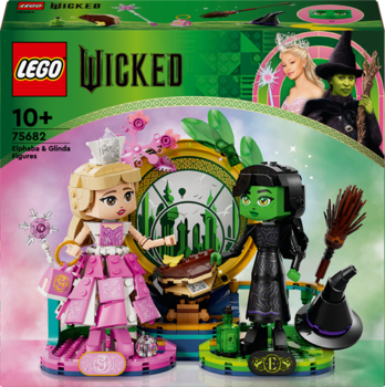Конструктор LEGO Wicked Фігурки Ельфаби та Ґлінди 558 деталей (75682) - Pampik