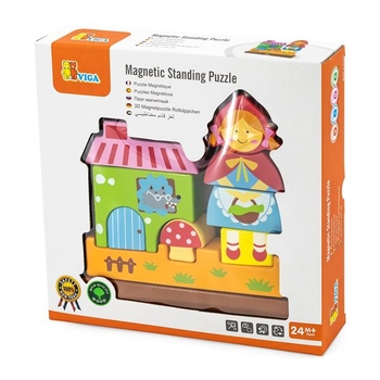 Магнітний пазл Viga Toys Червона Шапочка (50075) - Pampik - 2