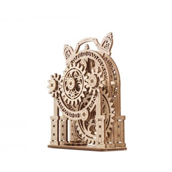 Деревянный механический 3D конструктор Ugears Винтажный будильник (70163) - Pampik - 9